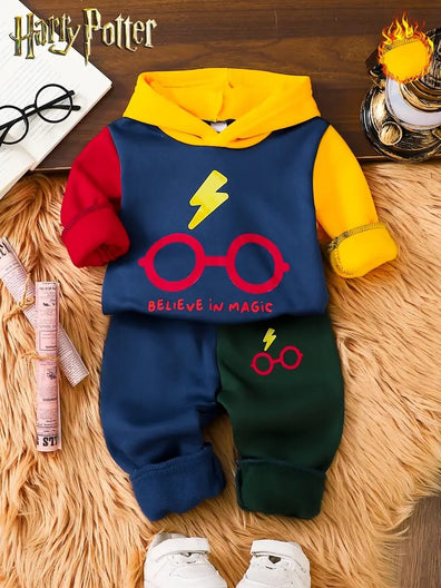 Believe in Magic Baby Hoodie & Trouser Set - Soft Fleece Stuff, Machine Washable - Perfect for Winter, Perfect for Outdoor TS6419H